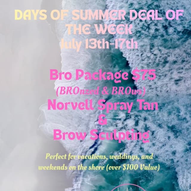 BROws & BROnzed at LaLa Jay in Bernardsville, NJ